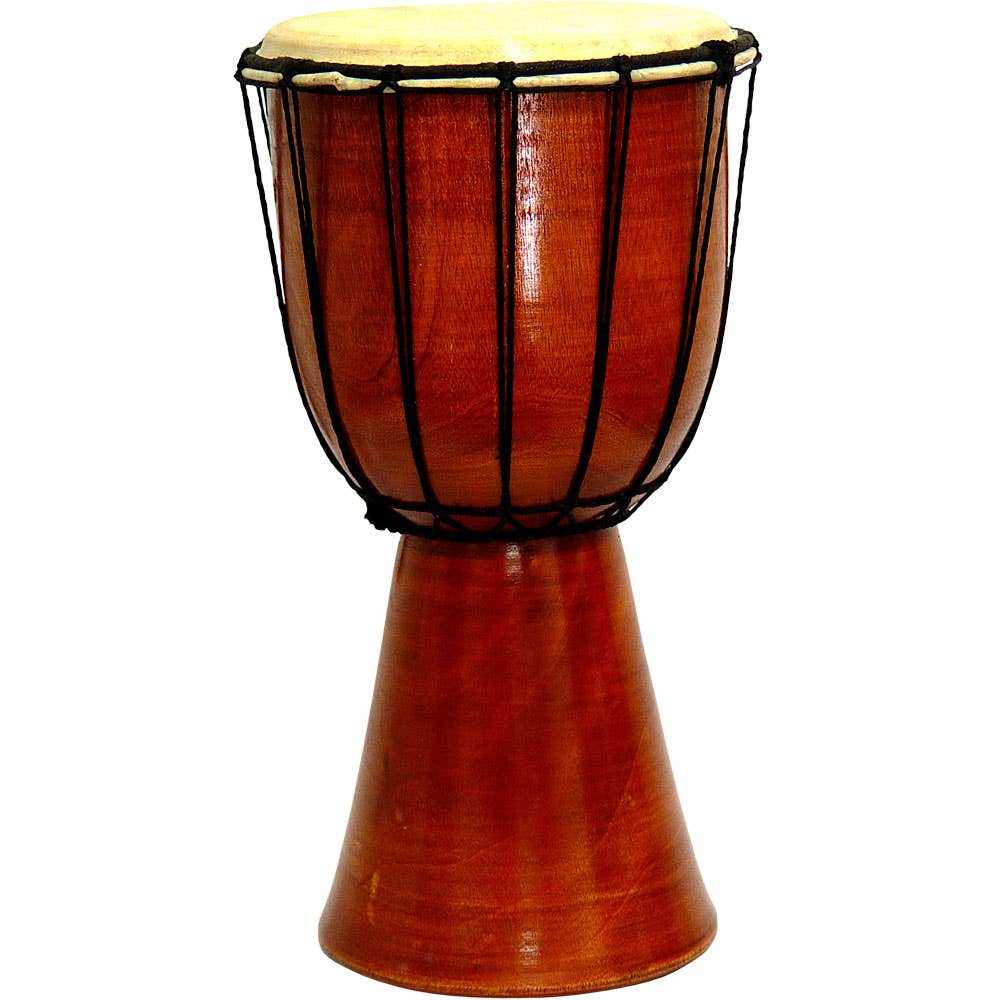 Djembe Plain Mahogany Red Finish (Each)