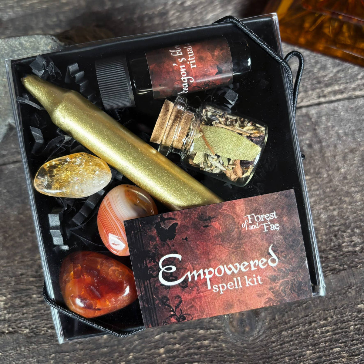 Empowered Spell Kit • Witchcraft Courage & Strength