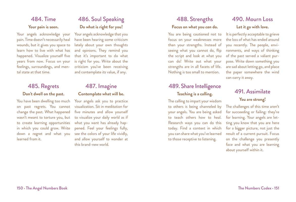Angel Numbers Book by Mystic Michaela: Hardcover; 288 pages / English
