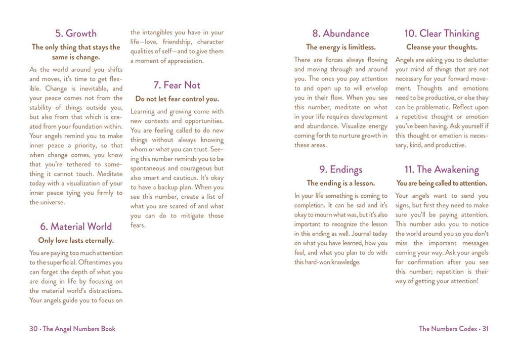 Angel Numbers Book by Mystic Michaela: Hardcover; 288 pages / English