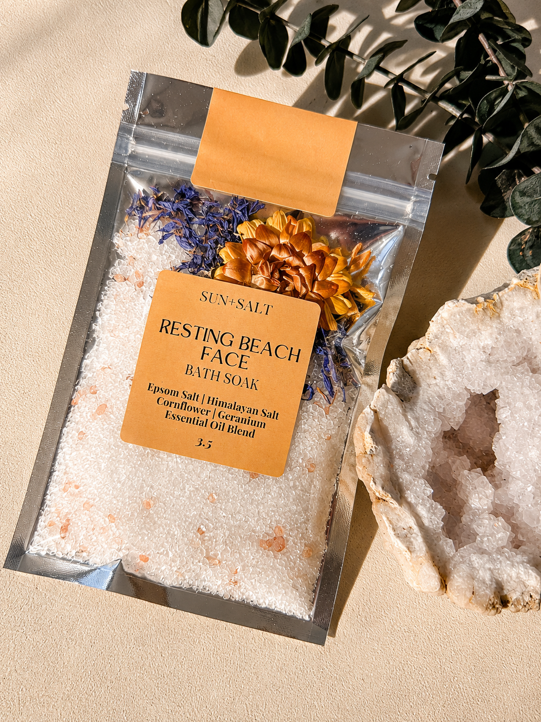 Resting Beach Face Bath Soak Single Use | Fall Product