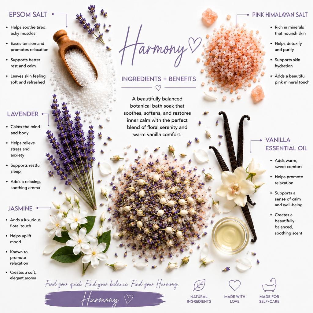 Harmony Bath Soak - Bath Salts - Single Use