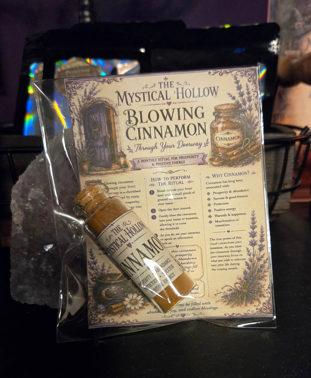 Cinnamon Blowing Prosperity Ritual