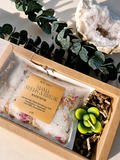 Mama Needs A Break Bath Salt & Succulent Gift Set Bath Soak