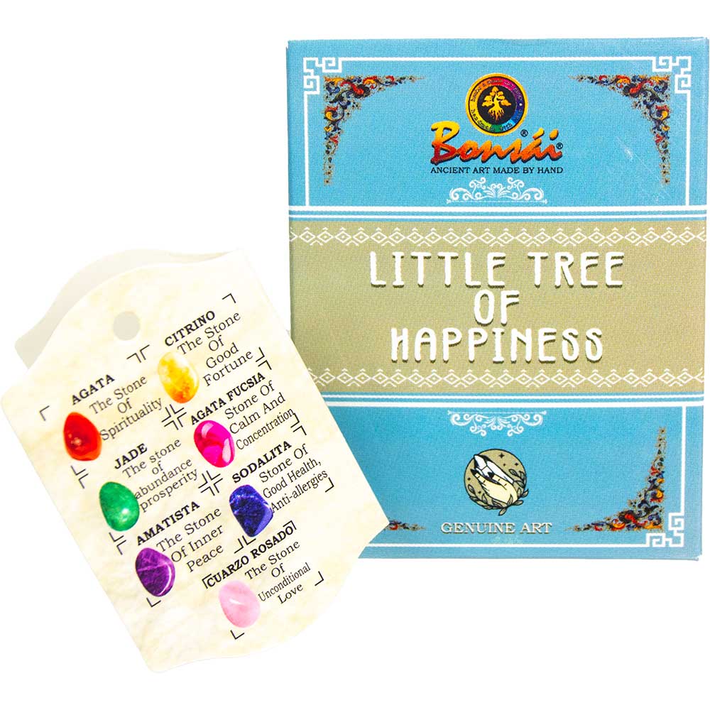 Bonsai Gemstone Tree - Happiness (Each): Multi Colors / Gemstones