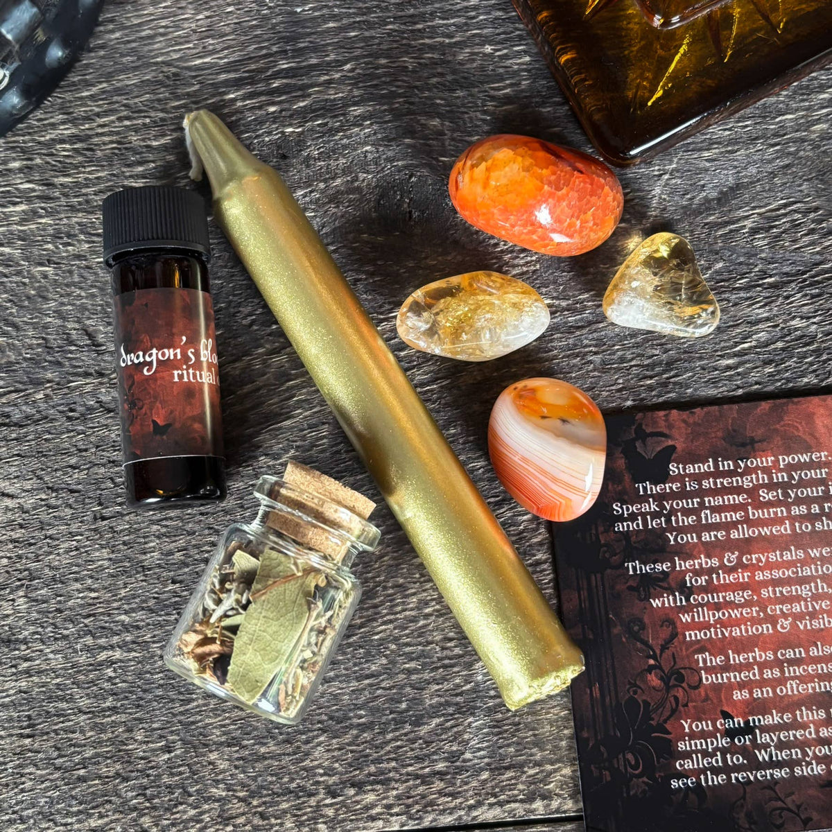 Empowered Spell Kit • Witchcraft Courage & Strength